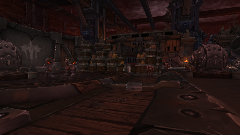 WoW orcs are sorting provisions